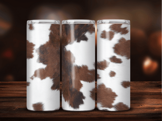 Cowhide 20 OZ Skinny Stainless Skinny Tumbler