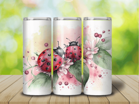 Lady bug 20 OZ Skinny Stainless Skinny Tumbler