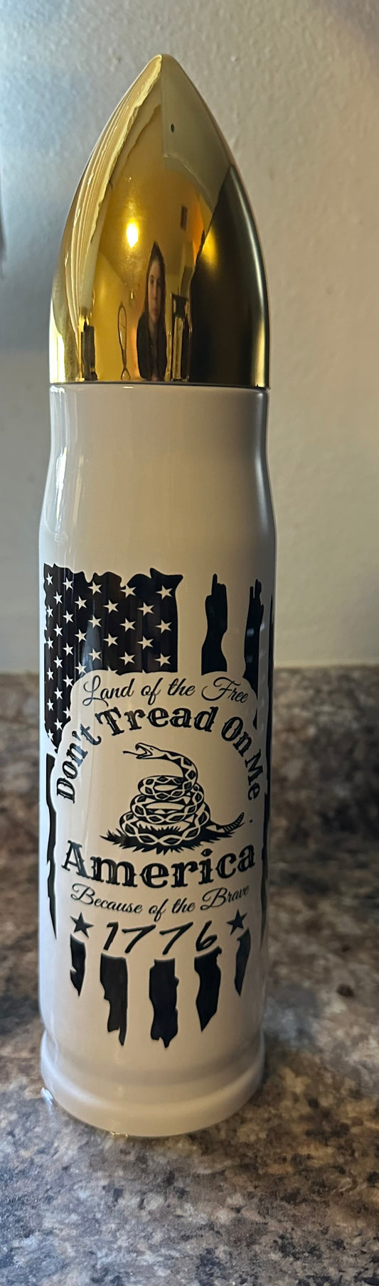 DON'T TREAD ON ME BULLET POINT TUMBLER